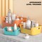 OWill 12-Pack Mixed Plastic Storage Bins and Baskets for Efficient Home Classroom Organization - Small Containers in Multiple Colors for Kitchen, Cupboard Box, Bathroom Organizer on Shelves and Tubs